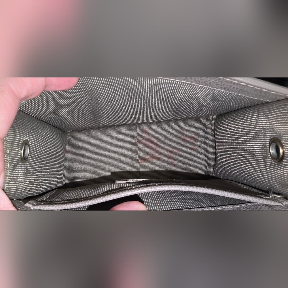 Furla Metropolis Gray Crossbody Bag with Chain - Picture 15 of 15